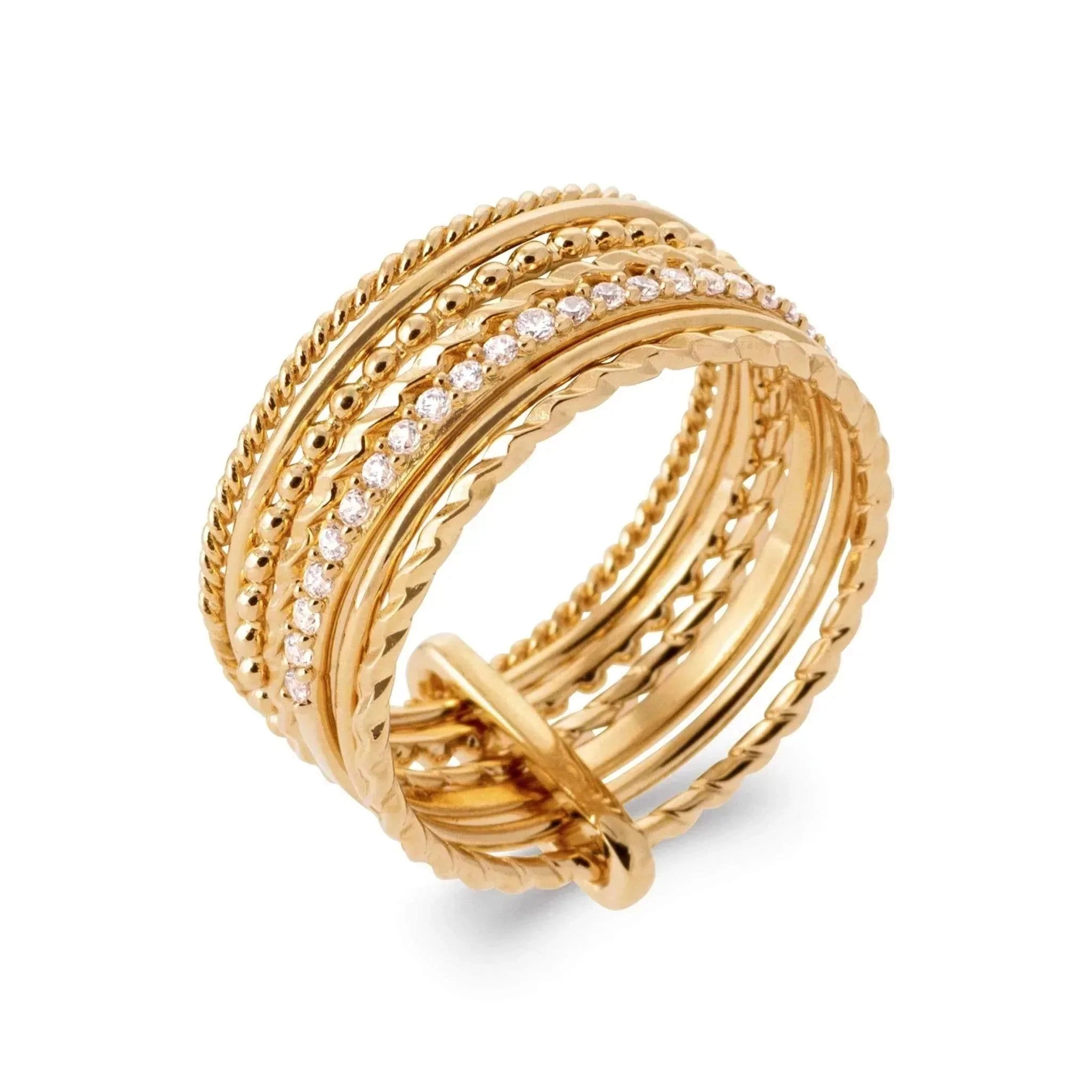 Bagues Dorjoy Bague Abella Cristal
