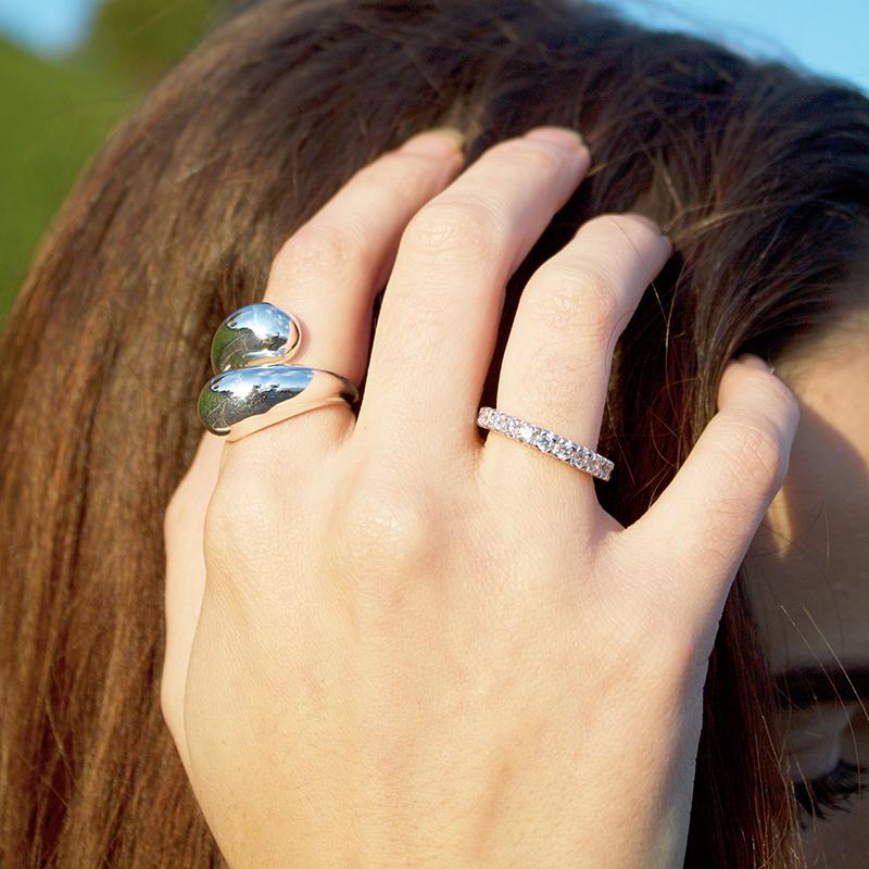 Bagues Dorjoy Bague Agnès Rhodiée