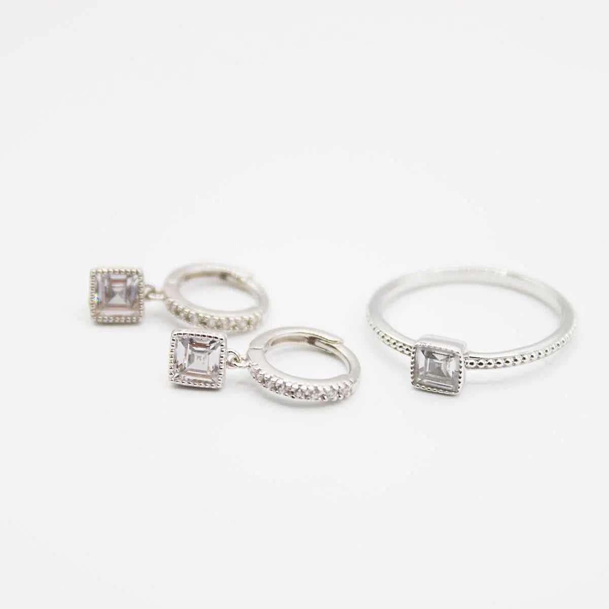 Bagues Dorjoy Bague Carré