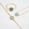 Bagues Dorjoy Bague Cléopatre Turquoise