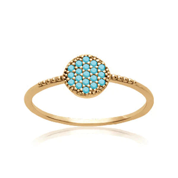 Bagues Dorjoy Bague Cléopatre Turquoise