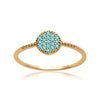 Bagues Dorjoy Bague Cléopatre Turquoise