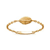 Bagues Dorjoy Bague Feuille Chaine