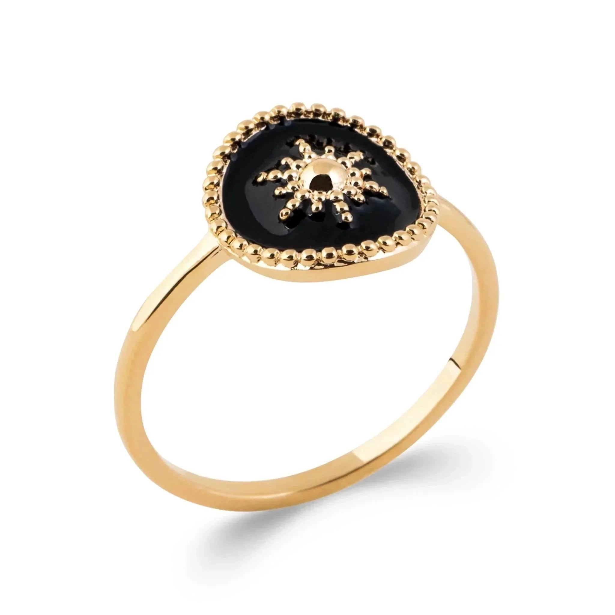 Bagues Dorjoy Bague Helia Noire