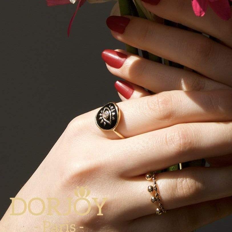 Bagues Dorjoy Bague Oeil Noire