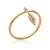 Bagues Dorjoy Bague Plume Pendante