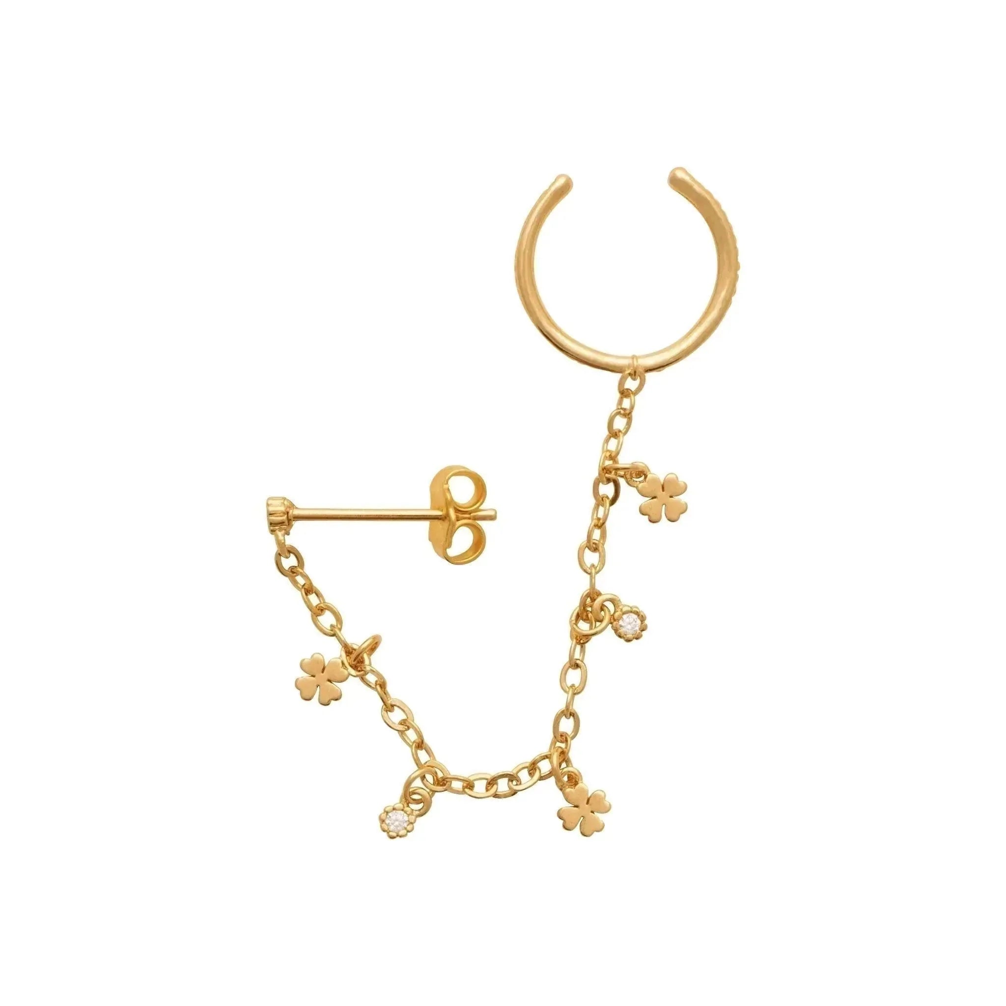 Boucles d'oreilles Dorjoy Bague d'oreille Chance