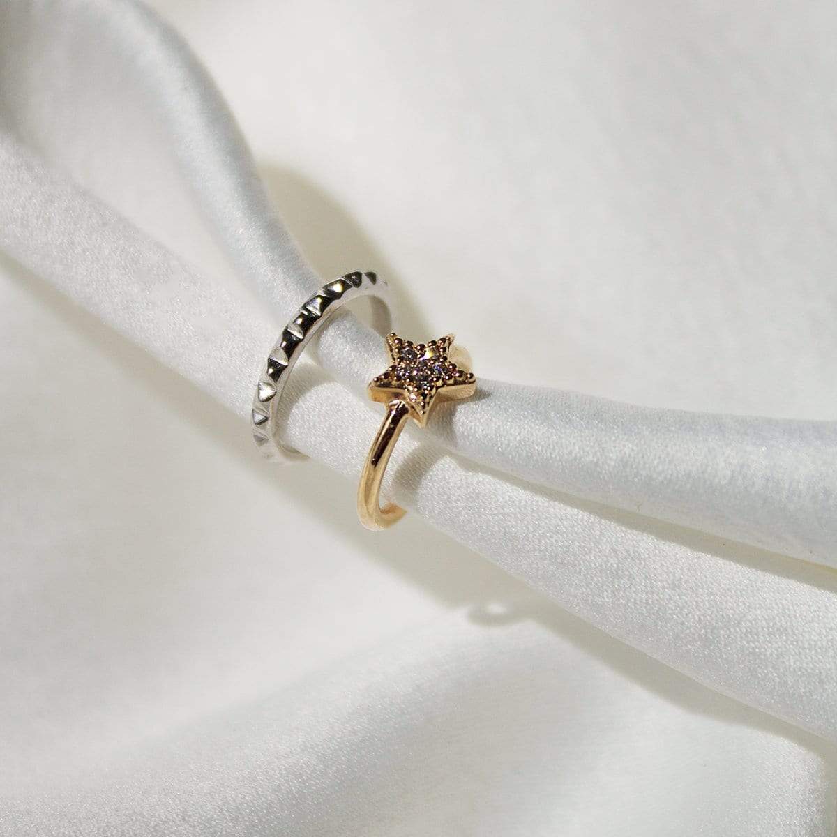 Boucles d'oreilles Dorjoy Bague d'oreille Star