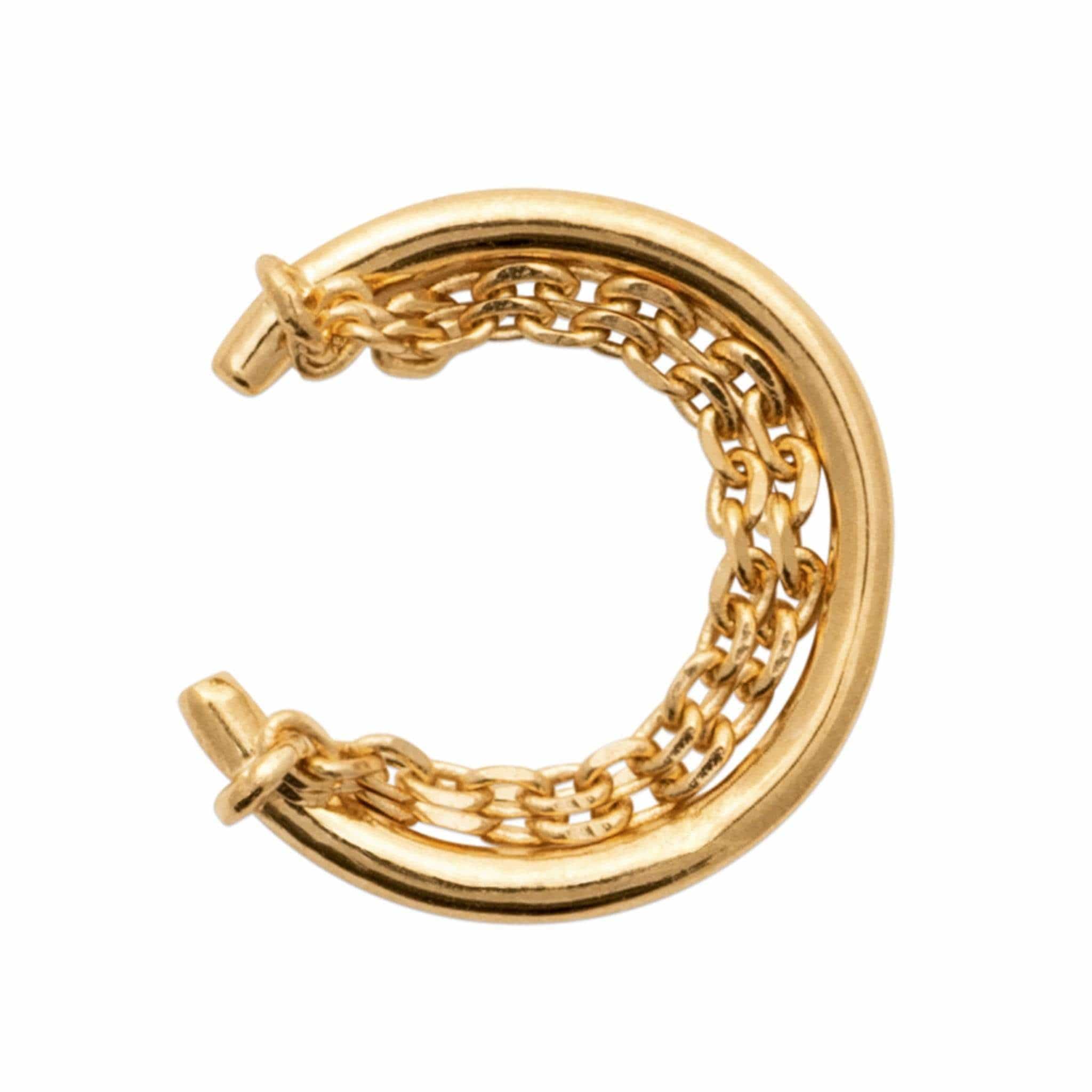 Boucles d'oreilles Dorjoy Bague d'oreille chaine Lynda