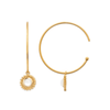 Boucles d'oreilles Dorjoy Boucles d'oreilles Créoles Marguerite