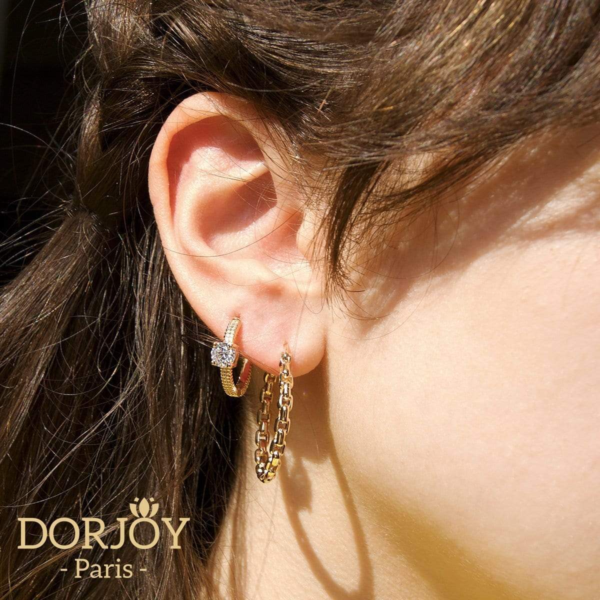 Boucles d'oreilles Dorjoy Boucles d'oreilles Créoles Primrose