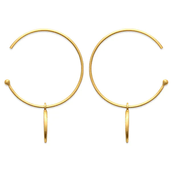 Boucles d'oreilles Dorjoy Boucles d'oreilles Créoles croix cristal