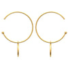 Boucles d'oreilles Dorjoy Boucles d'oreilles Créoles croix cristal