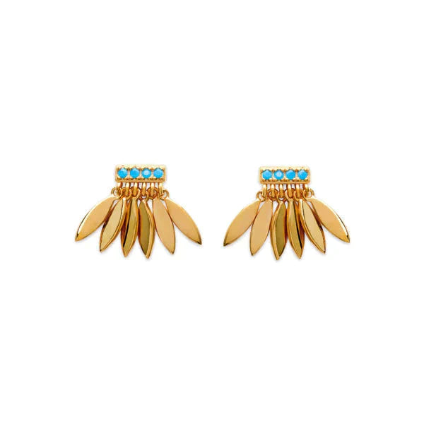 Boucles d'oreilles Dorjoy Boucles d'oreilles Diva turquoises