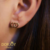 Boucles d'oreilles Dorjoy Boucles d'oreilles Double Love