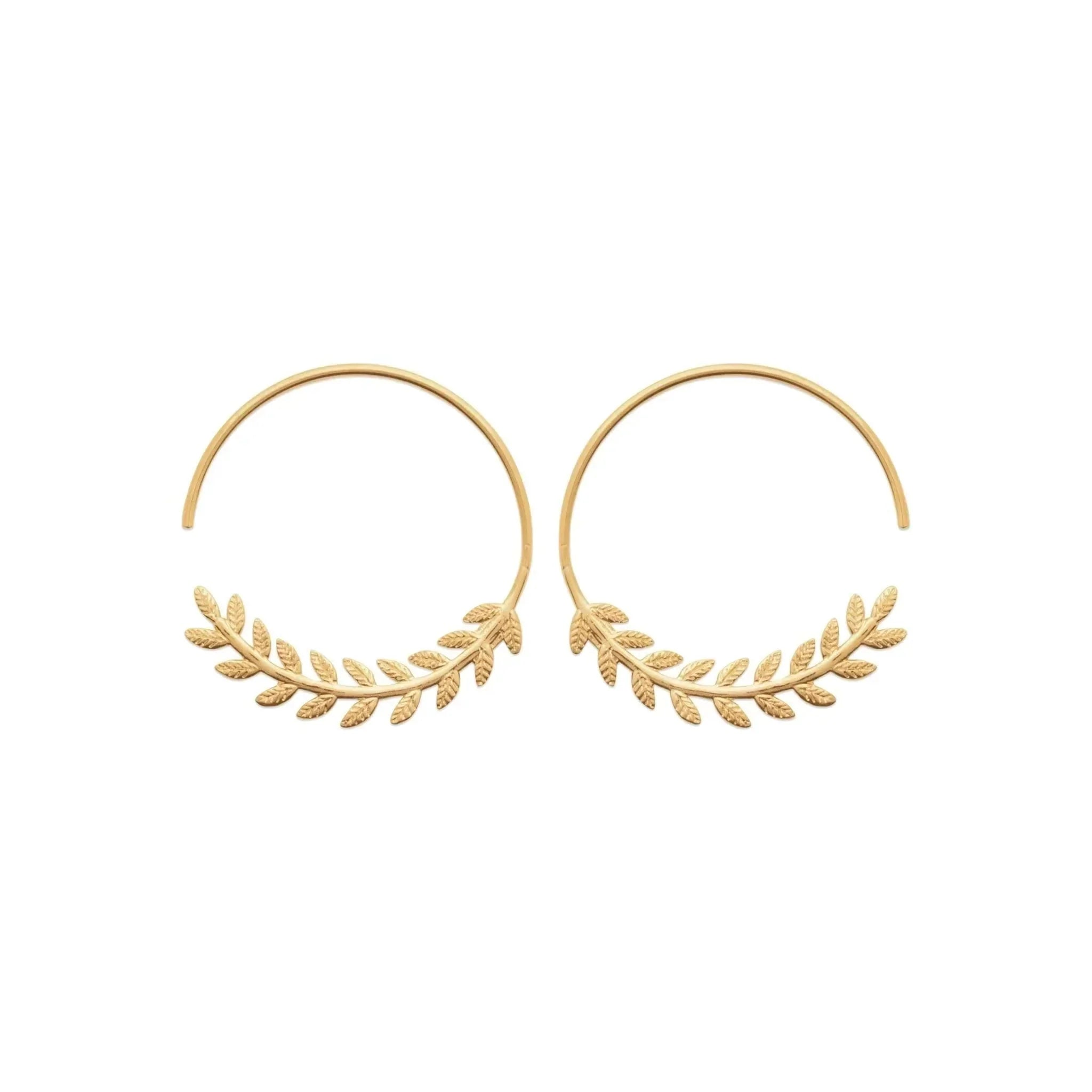 Boucles d'oreilles Dorjoy Boucles d'oreilles Epis de Blé Créoles