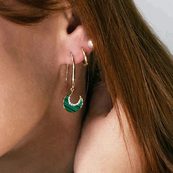 Boucles d'oreilles Dorjoy Boucles d'oreilles Luna Cristal