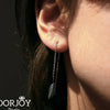 Boucles d'oreilles Dorjoy Boucles d'oreilles Plumes pendantes