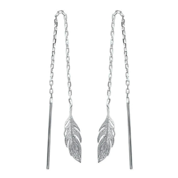 Boucles d'oreilles Dorjoy Boucles d'oreilles Plumes pendantes