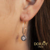 Boucles d'oreilles Dorjoy Boucles d'oreilles créoles Camélia