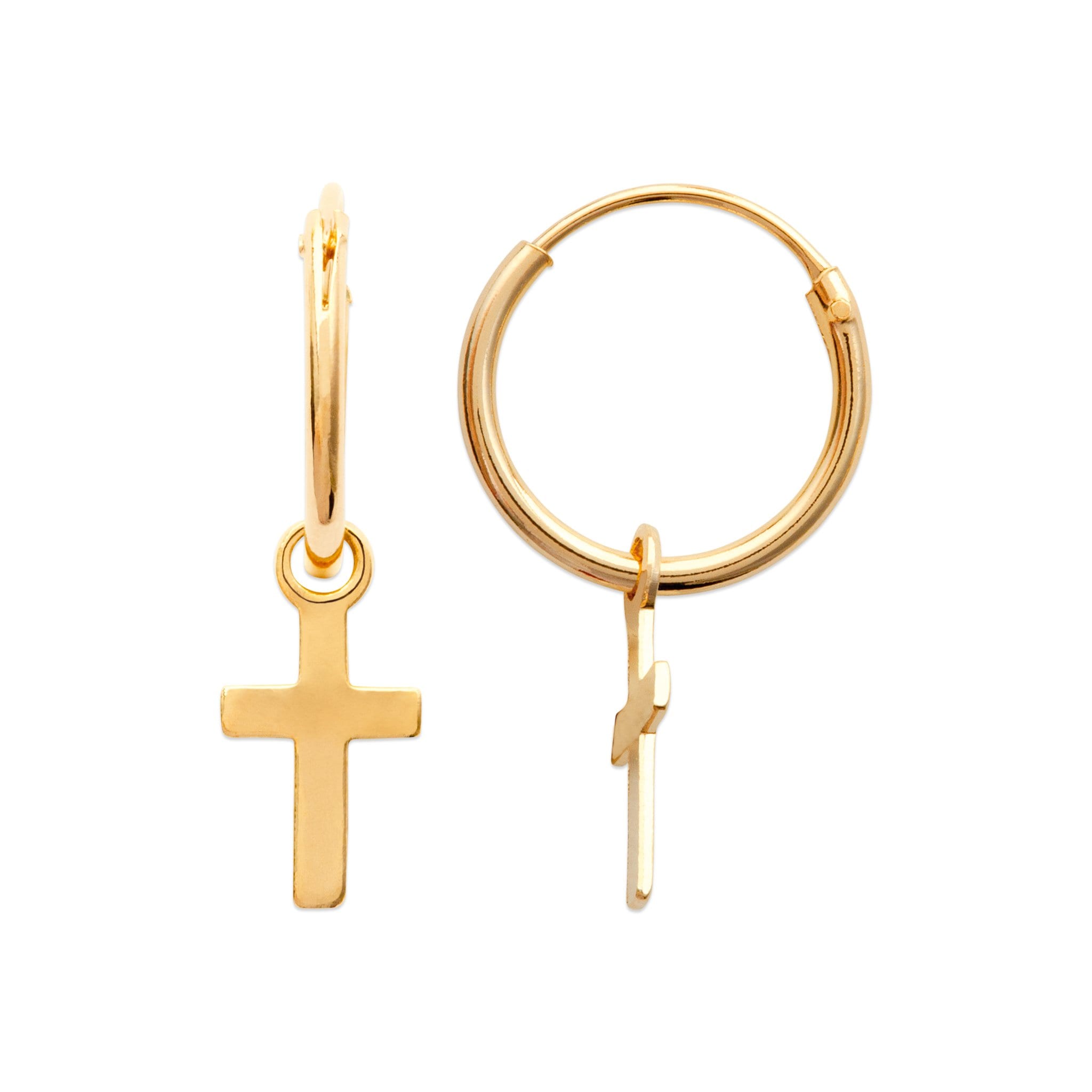 Boucles d'oreilles Dorjoy Boucles d'oreilles créoles Croix