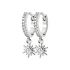 Boucles d'oreilles Dorjoy Boucles d'oreilles créoles Flocon