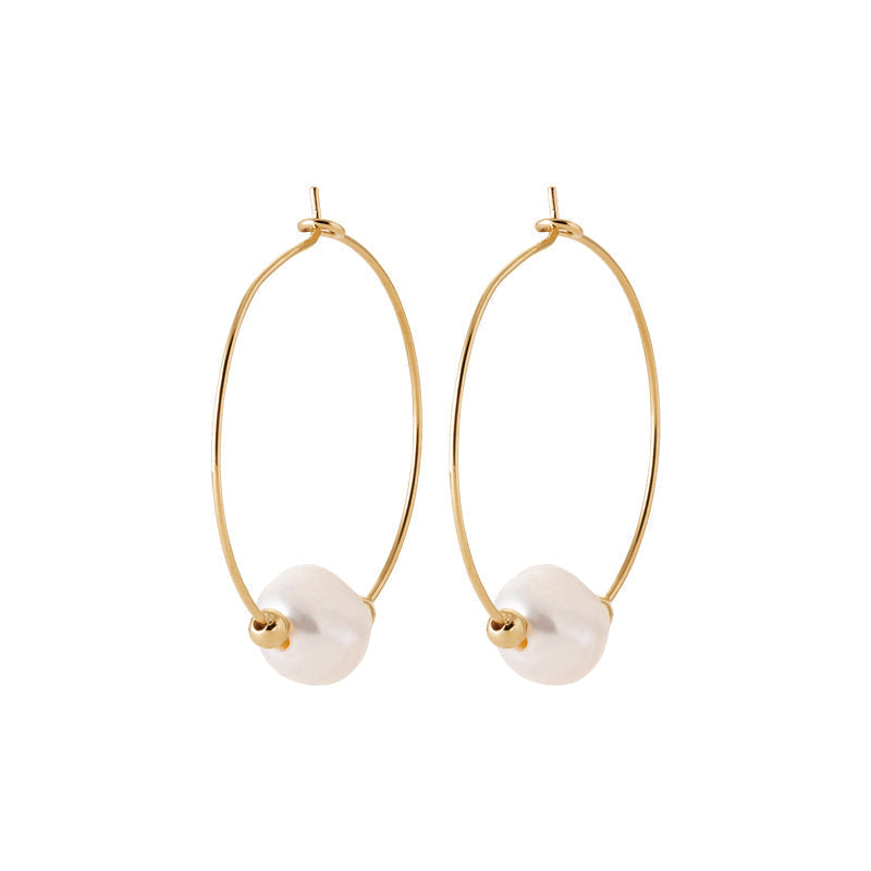 Boucles d'oreilles Dorjoy Boucles d'oreilles créoles Perles