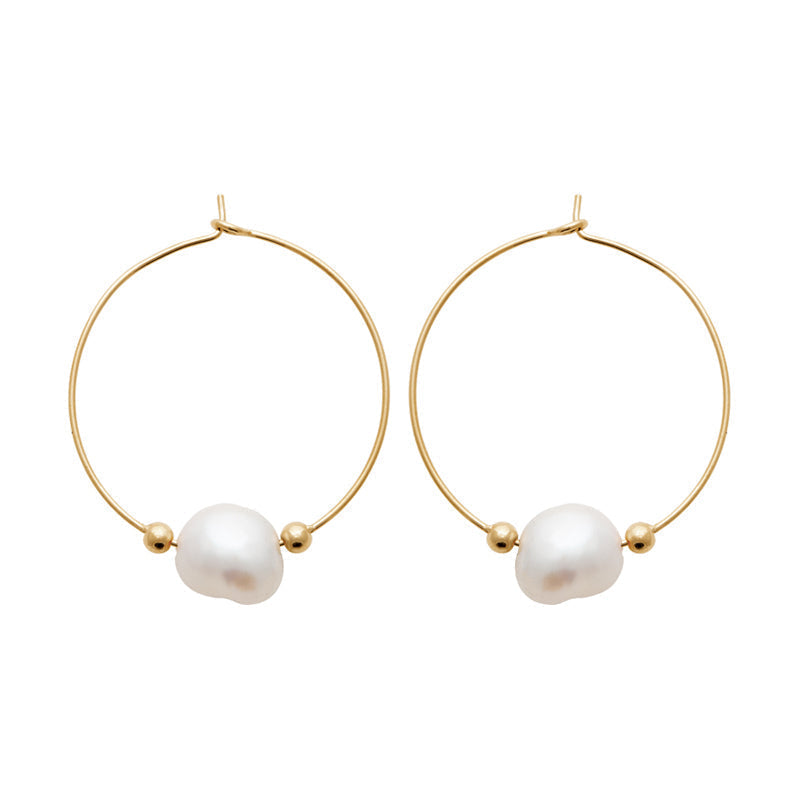 Boucles d'oreilles Dorjoy Boucles d'oreilles créoles Perles