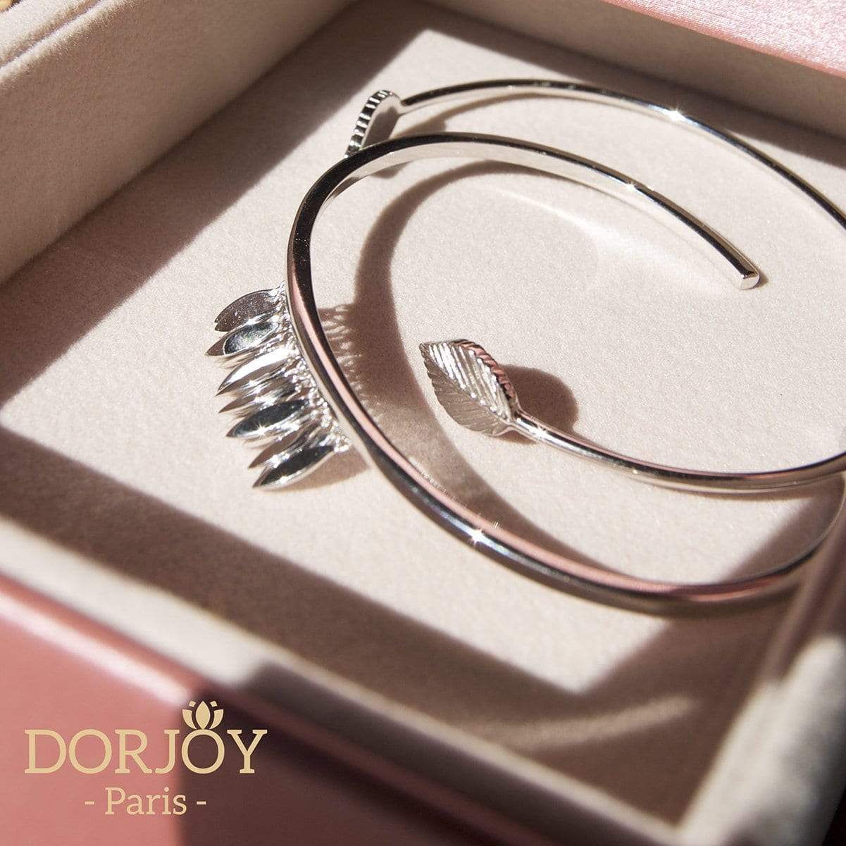 Joncs Dorjoy Bracelet Jonc Feuilles