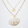Colliers Dorjoy Collier Coquillage et Nuphar
