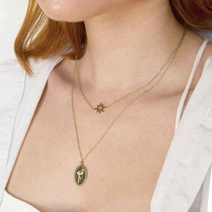 Colliers Dorjoy Collier Flamant Star