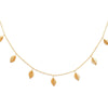 Colliers Dorjoy Collier feuilles pendantes