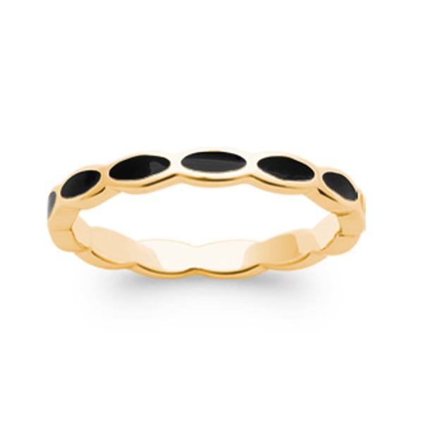 Bagues Dorjoy Bague Louise Noire