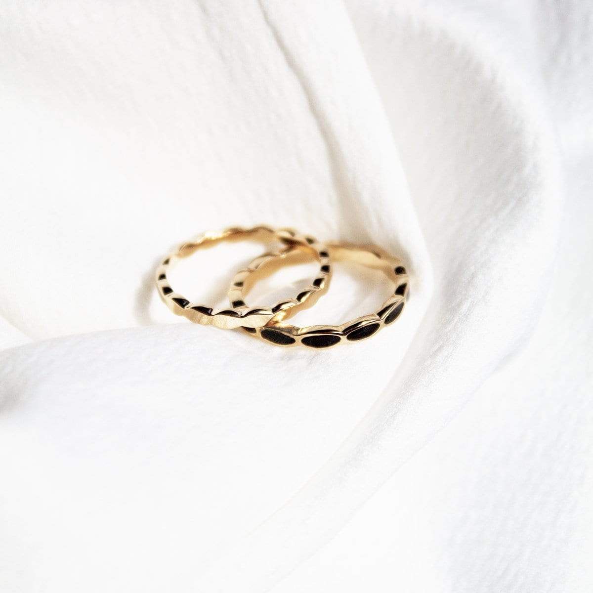 Bagues Dorjoy Bague Louise Noire