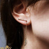 Boucles d'oreilles Dorjoy Boucles d'oreilles Plumes pendantes
