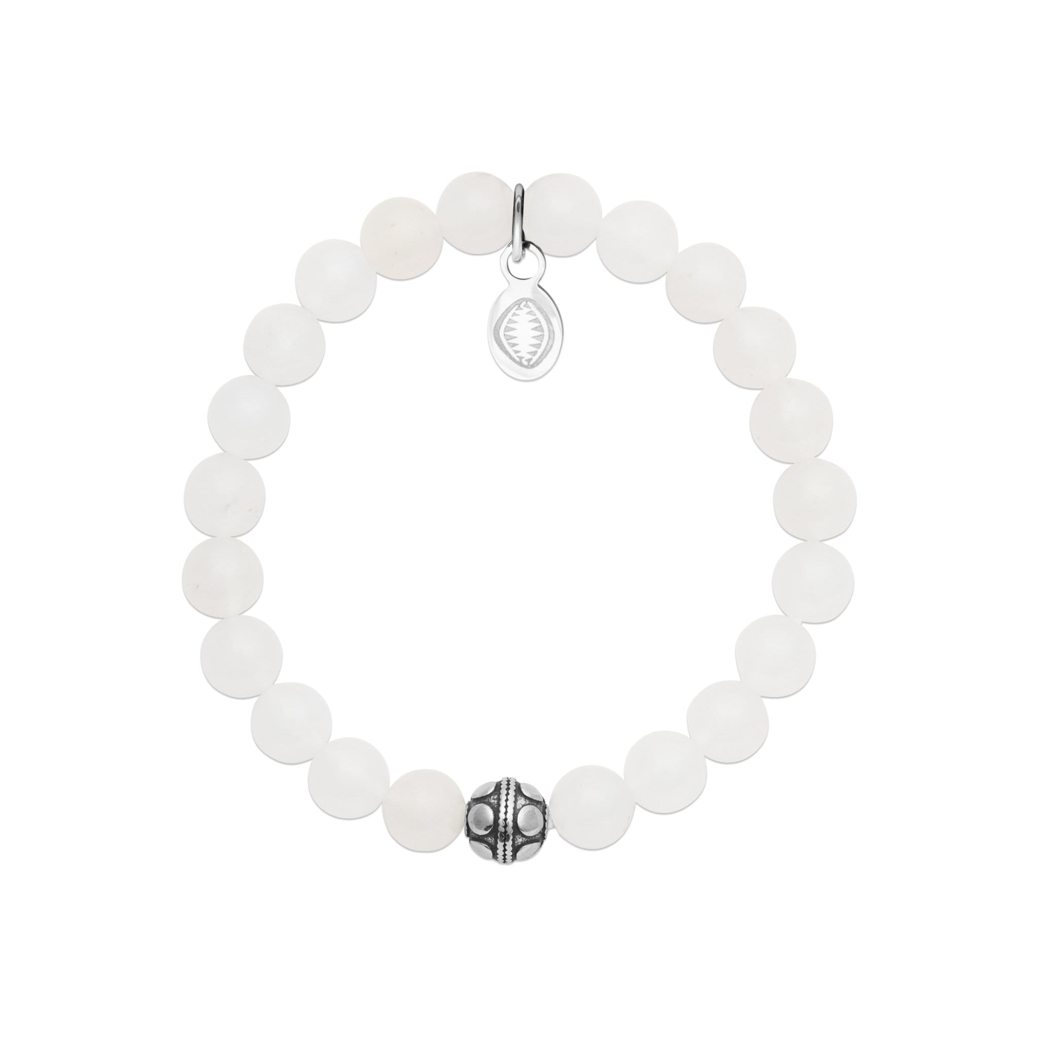 Bracelets Dorjoy Bracelet Jade Blanc